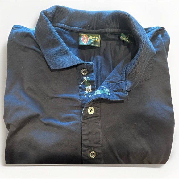 Bobby Jones Golf Polo Shirt XL Navy Blue - Picture 1 of 5